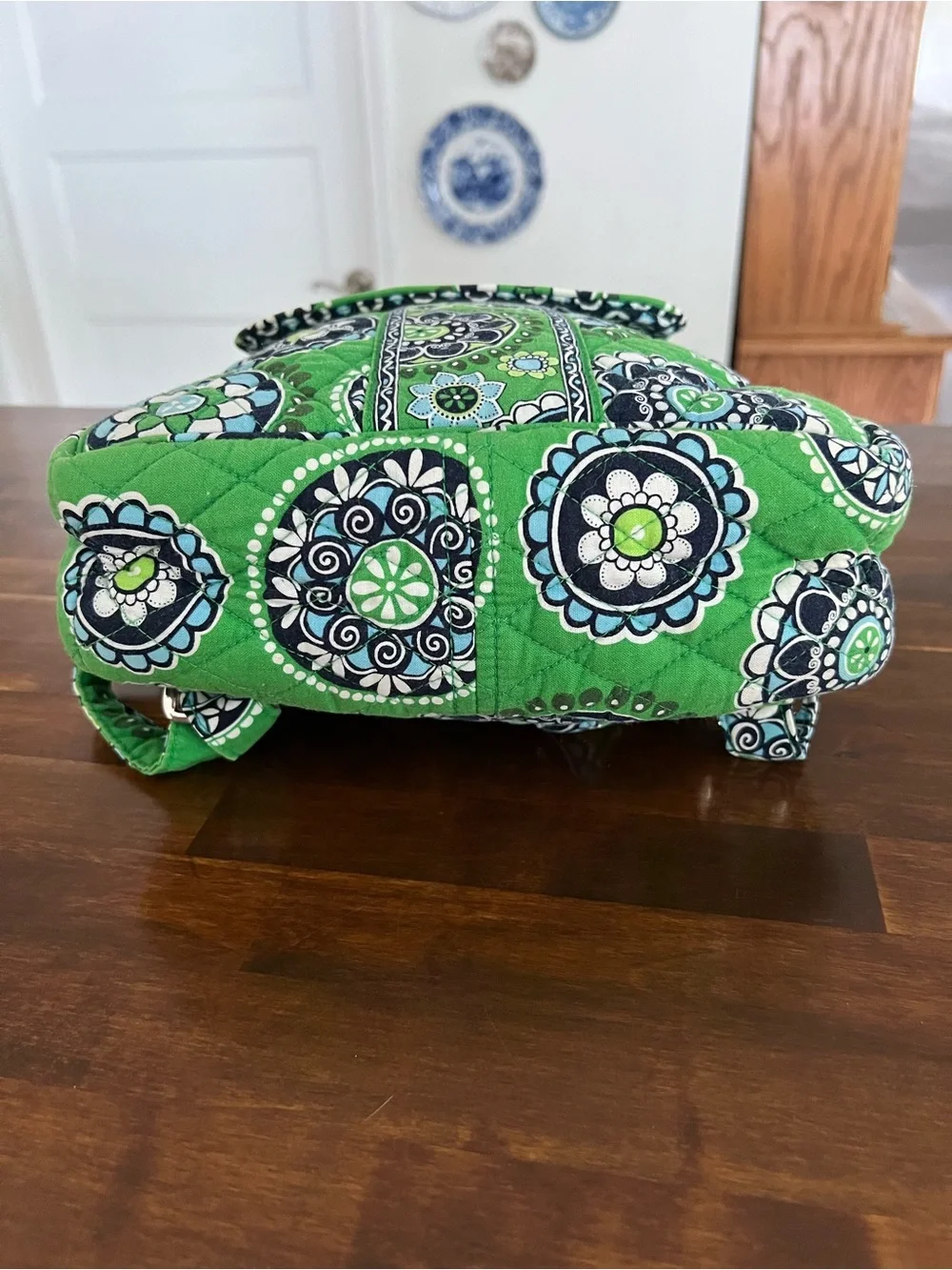 Vera Bradley Cupcake Green Quilted Small Backpack